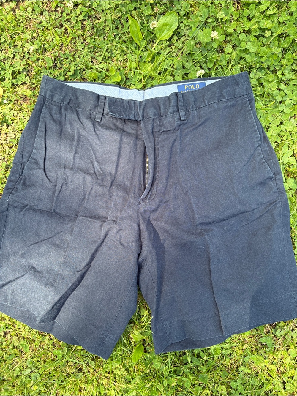 Polo by Ralph Lauren Navy Flat Front Men’s Shorts
